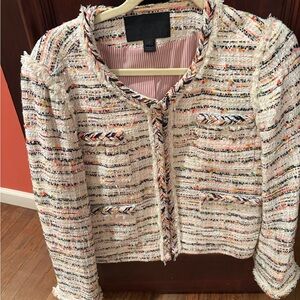 Chic Multicolor Tweed Jacket-J Crew Collection